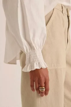 Bague Irene Bicolore Dore Et Argente