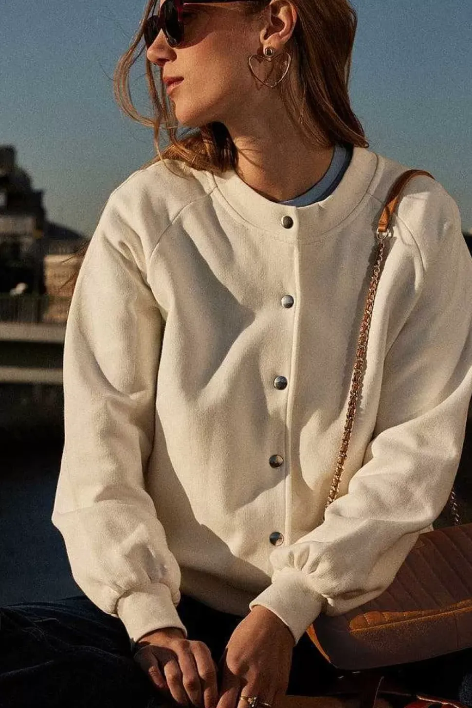 Cardigan Douillet Ecru