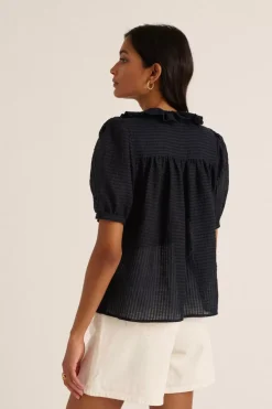 Chemise Baignade Carreaux Marine