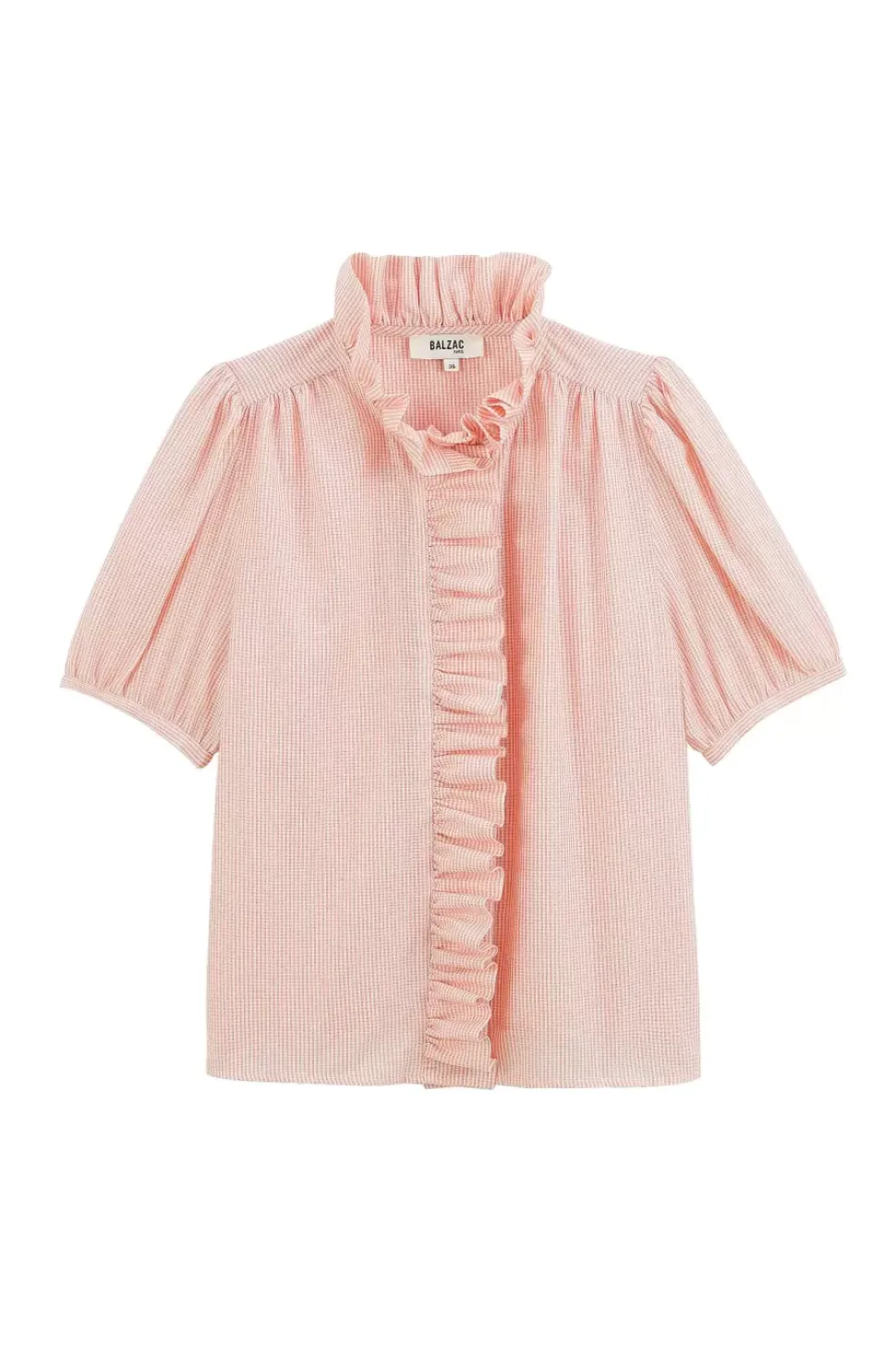 Chemise Baignade Rayures Corail Irise