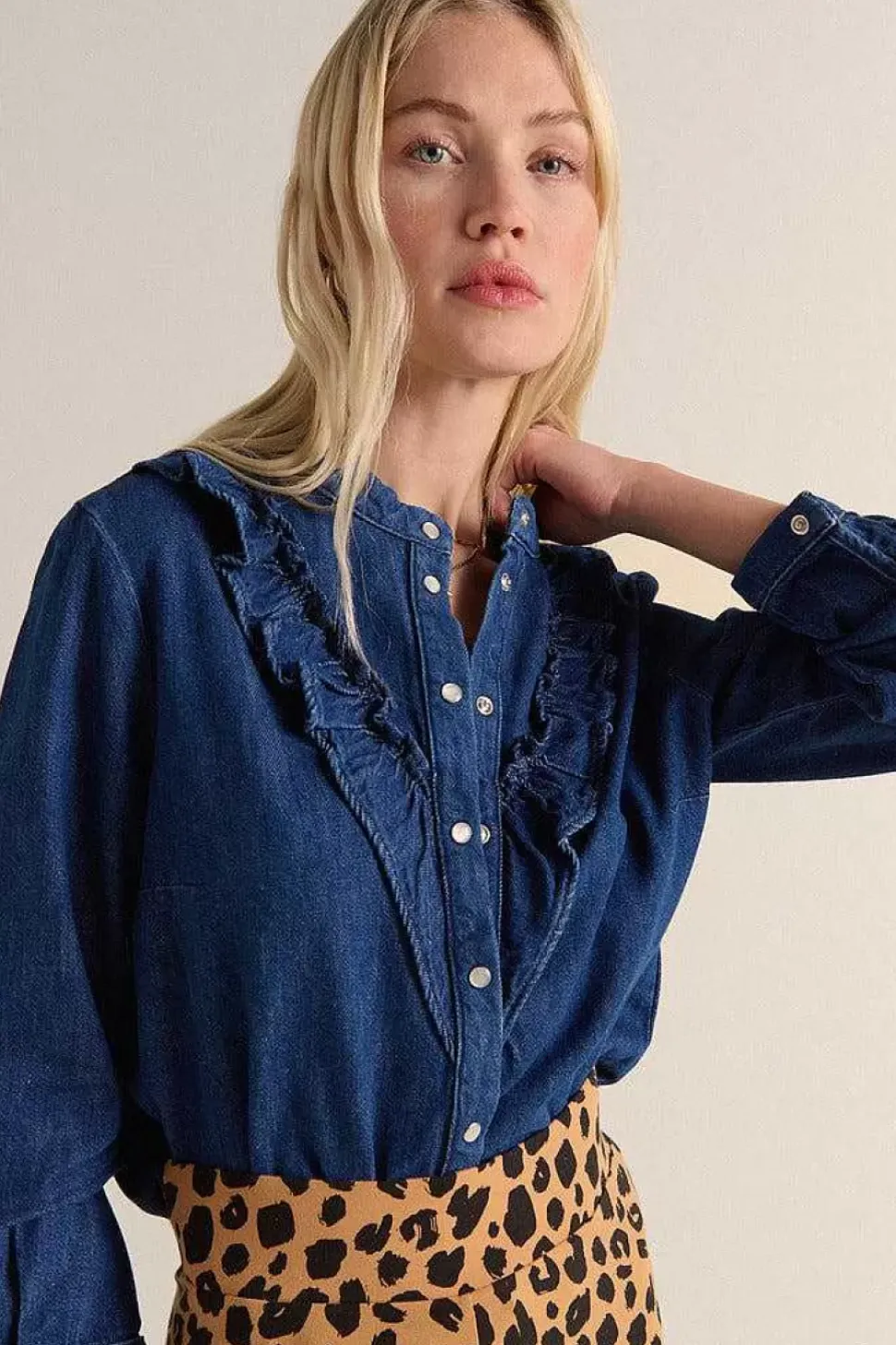 Chemise Blanche En Jean