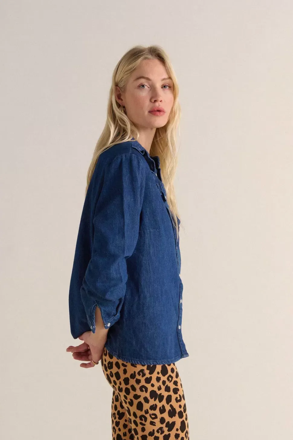 Chemise Blanche En Jean