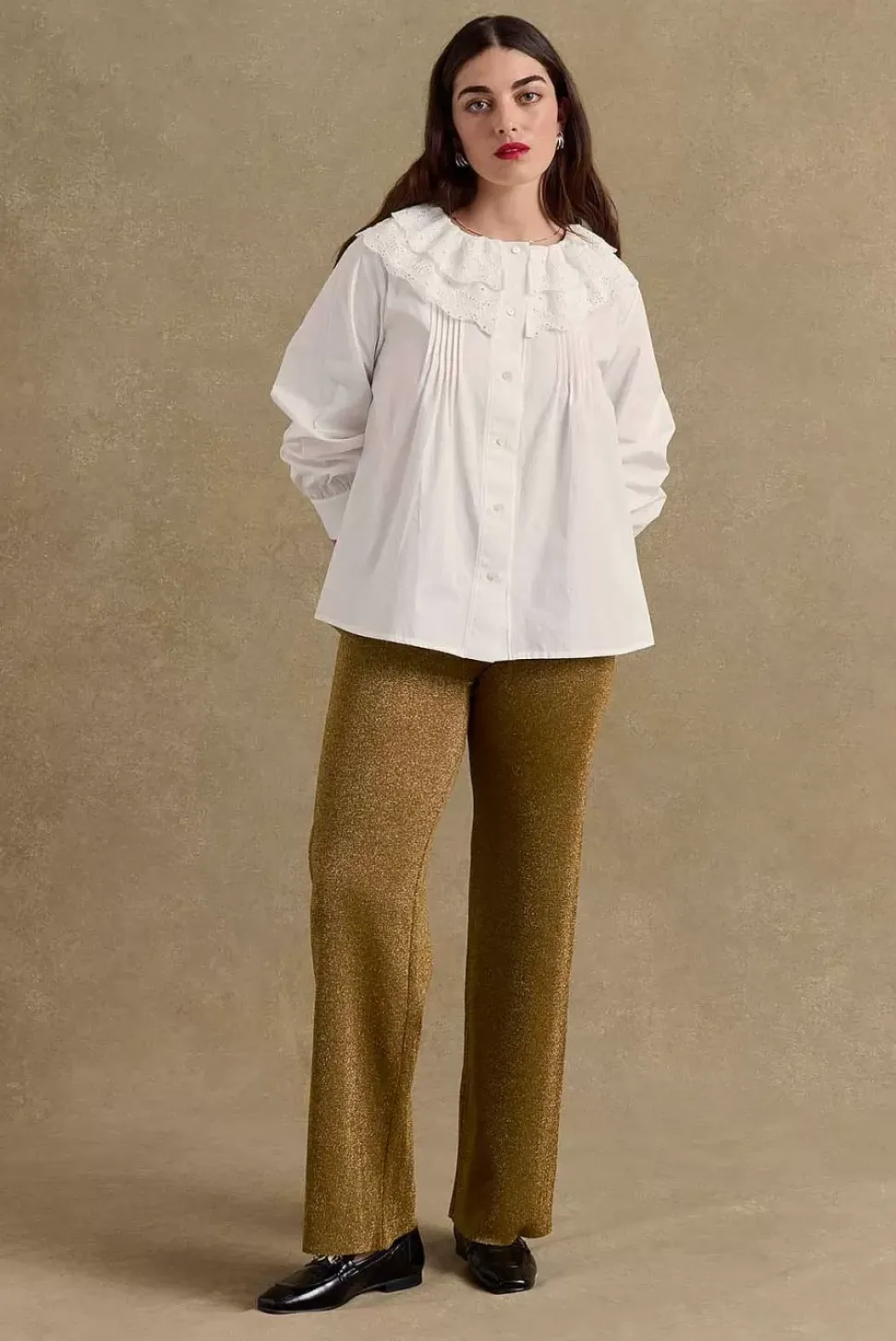Chemise Fossette Blanc Naturel