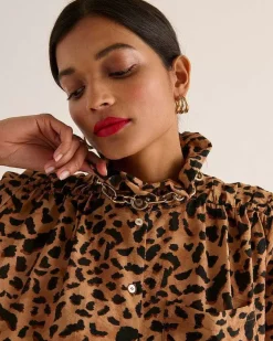 Chemise Leonor Guepard Cappucino