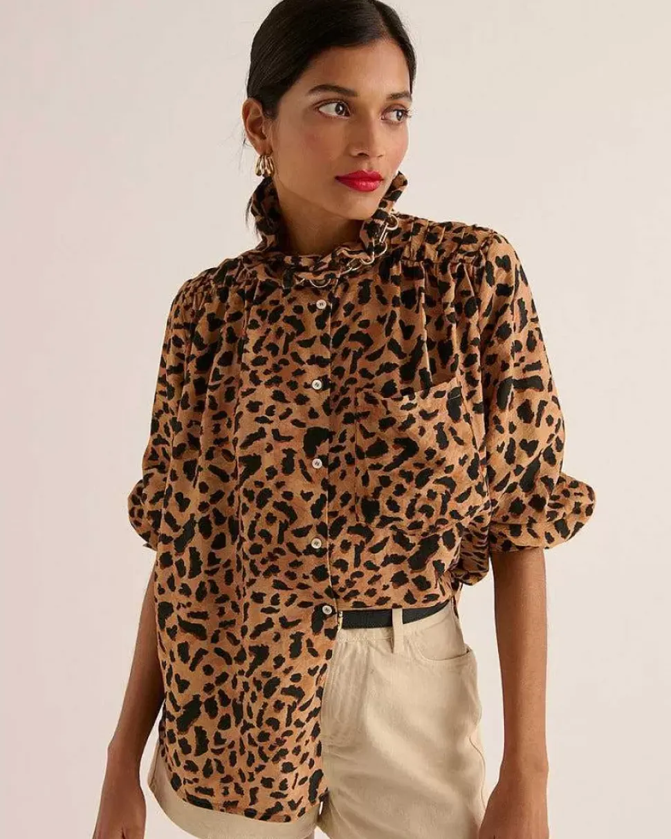 Chemise Leonor Guepard Cappucino