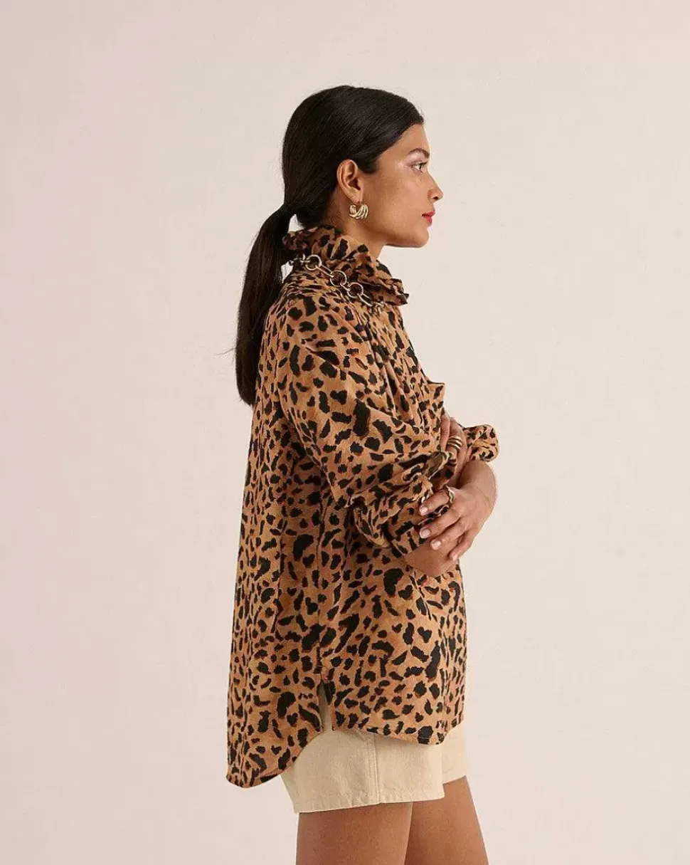 Chemise Leonor Guepard Cappucino