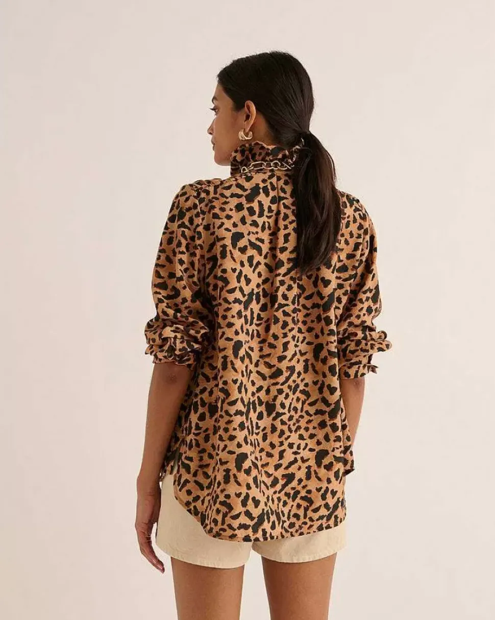Chemise Leonor Guepard Cappucino