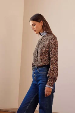 Chemise Mina Leopard