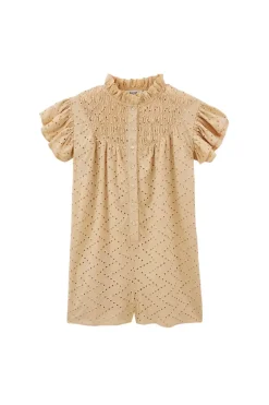 Combishort Jade Broderie Anglaise Beige