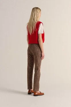Jean Austin Leopard Cafe