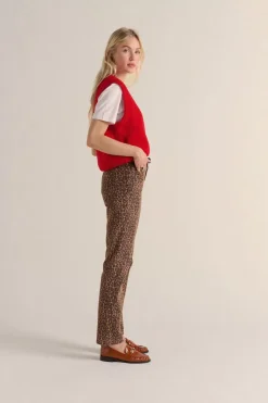 Jean Austin Leopard Cafe