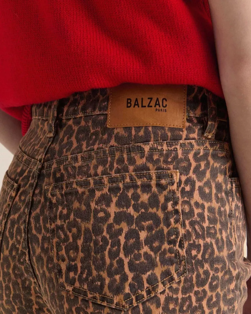 Jean Austin Leopard Cafe