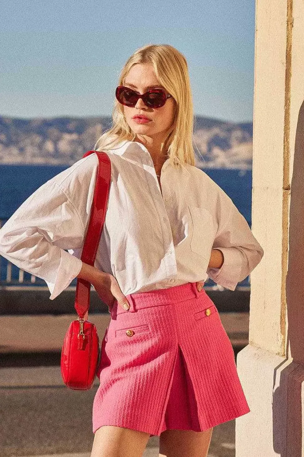 Jupe-Short Mayeul Rose
