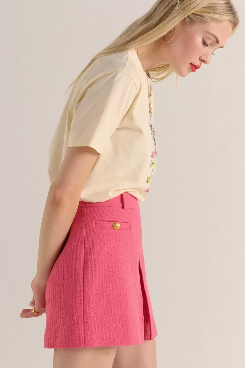 Jupe-Short Mayeul Rose
