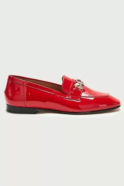 Mocassins Flavie Vernis Rouge