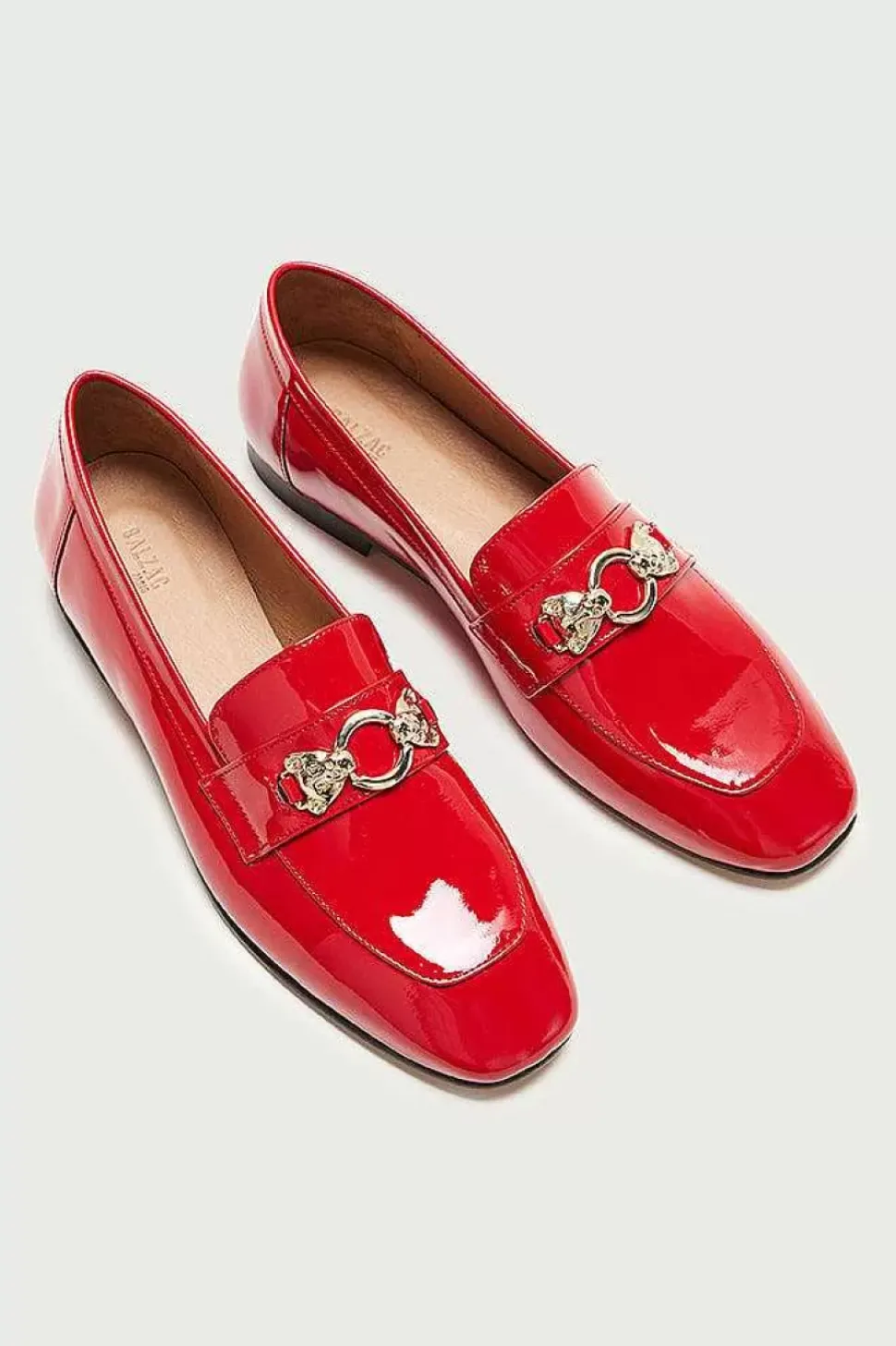 Mocassins Flavie Vernis Rouge