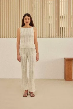Pantalon Marbre Ecru