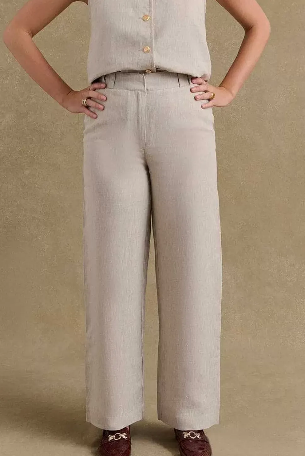Pantalon Palette Beige