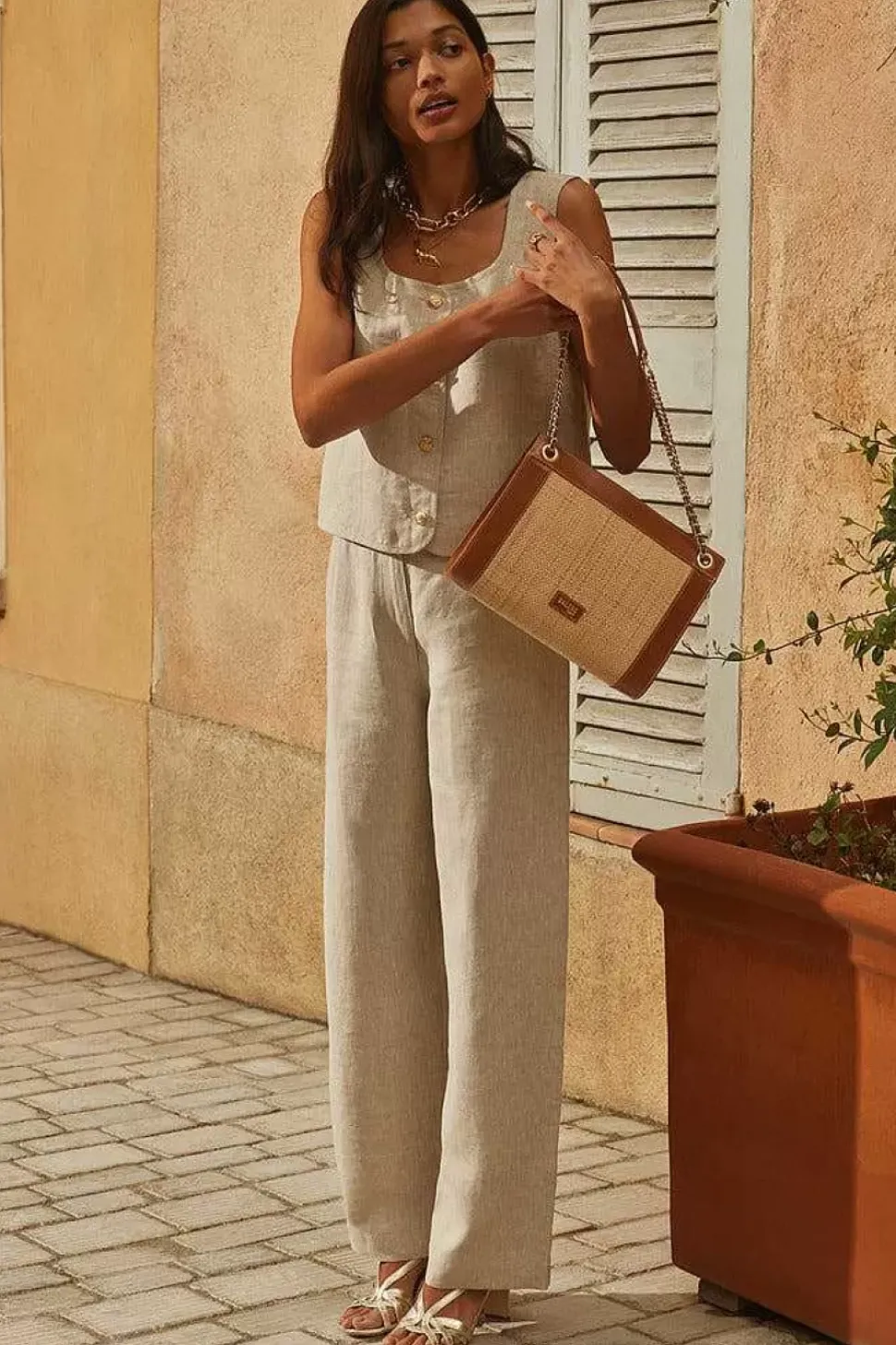 Pantalon Palette Beige