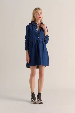 Robe Belkis Bleu Midi