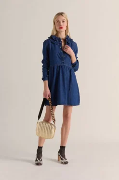 Robe Belkis Bleu Midi