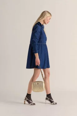 Robe Belkis Bleu Midi