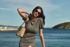 Robe Floreal Gris Anthracite