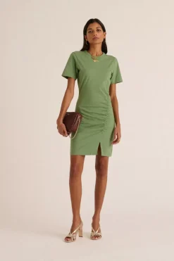 Robe Floreal Vert Sauge
