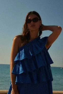 Robe Nouba Vichy Bleu