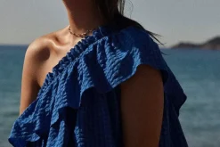 Robe Nouba Vichy Bleu