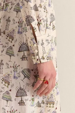 Robe Sereine Imprime Anniversaire