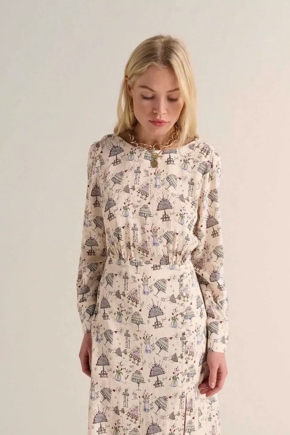 Robe Sereine Imprime Anniversaire
