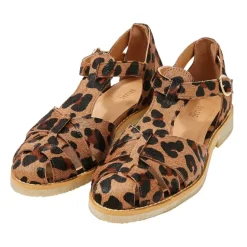 Sandales Ecume Pony Leopard Cafe