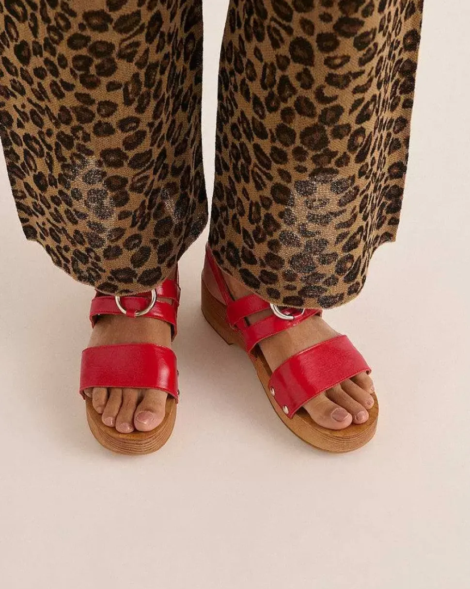 Sandales Lysia Rouge