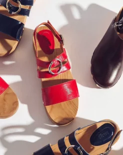 Sandales Lysia Rouge