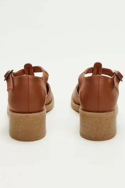 Sandales Rosie Camel Vegan