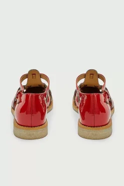 Sandales Theoline Vernis Rouge
