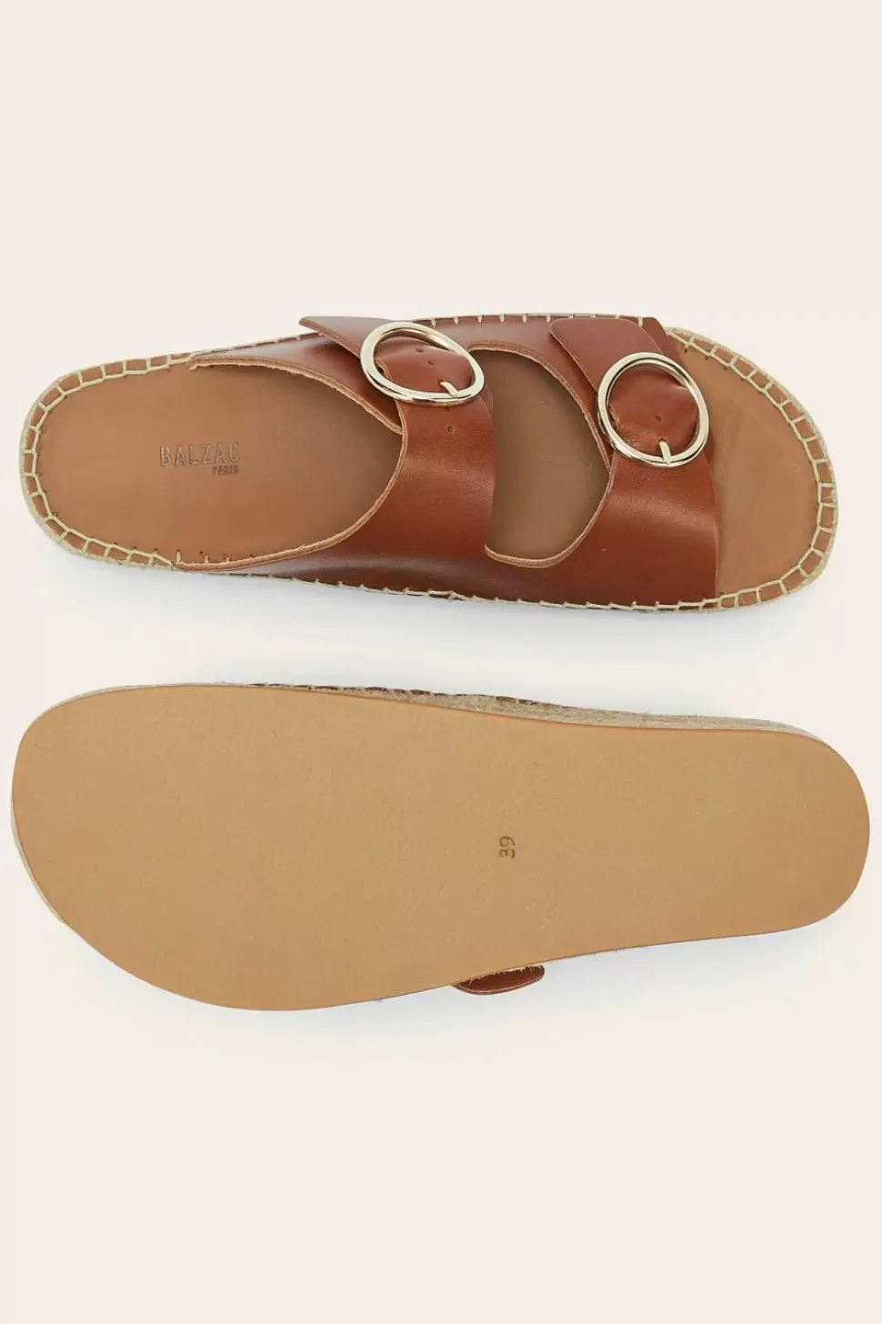 Sandales Tournesol Cognac