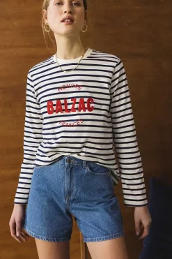 Short Maylone Jean Bleu Mineral
