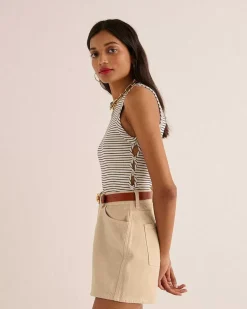 Short Triomphe Beige Pampa