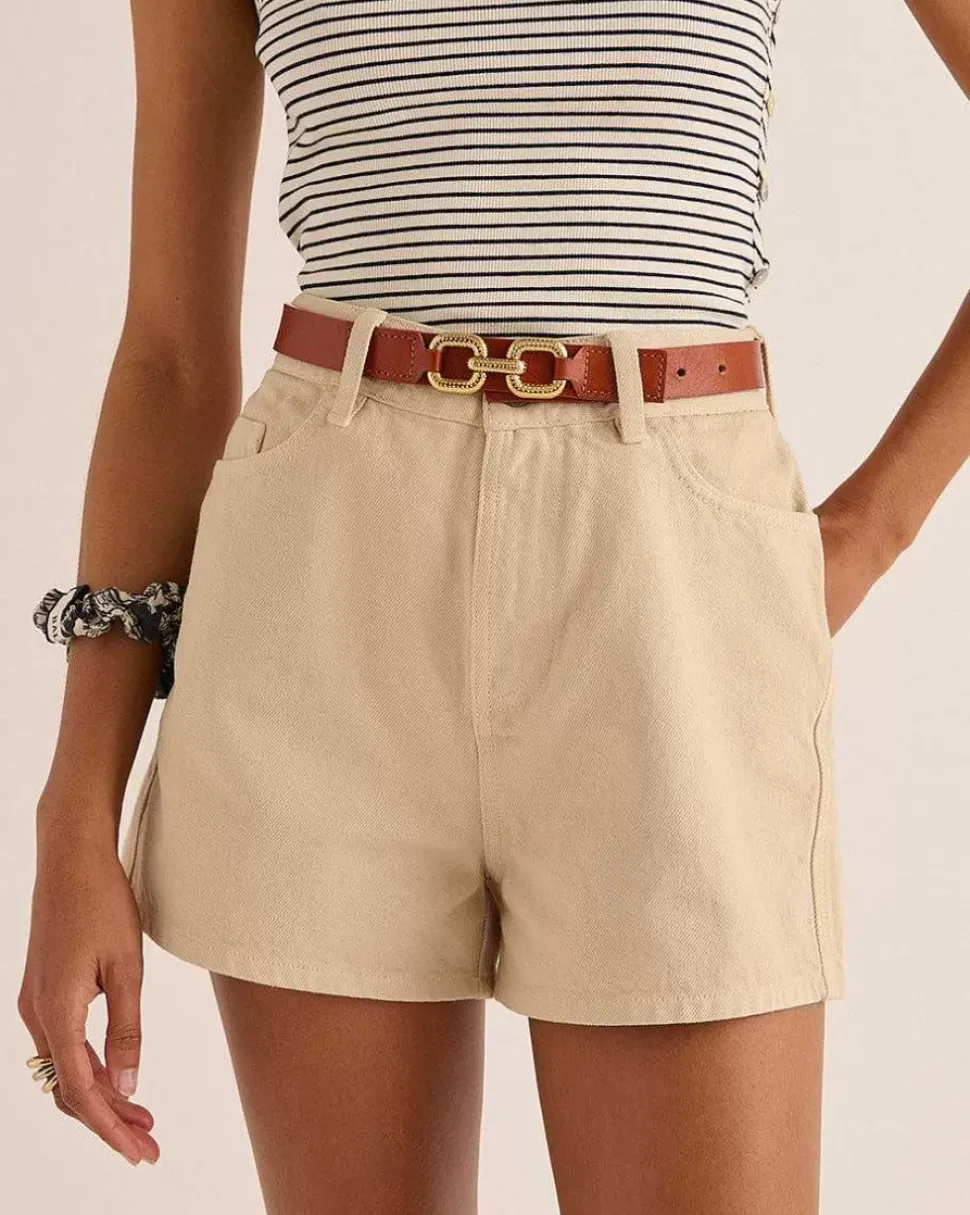 Short Triomphe Beige Pampa