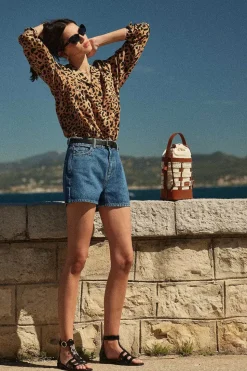 Short Triomphe Bleu Midi