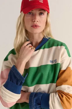 Sweat Harlow Multicolore Raye