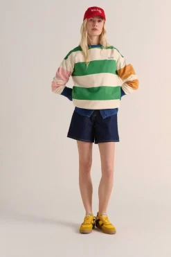 Sweat Harlow Multicolore Raye