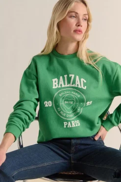 Sweat-Shirt Harlow Balzac Paris 2023 Vert