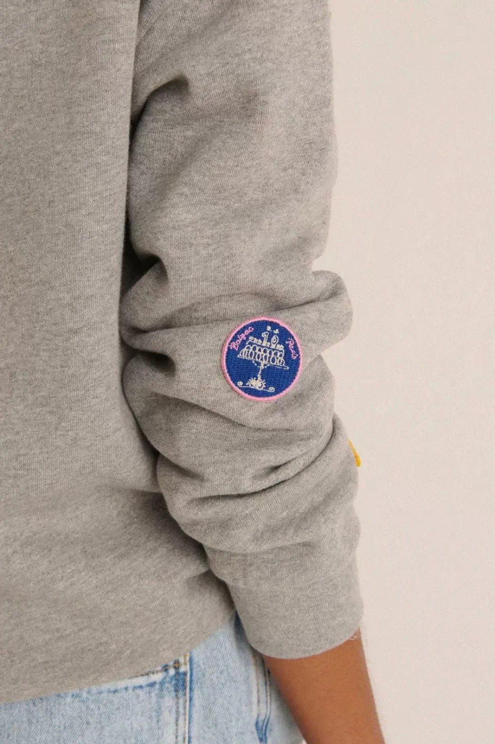 Sweat-Shirt Harlow Patch Gris