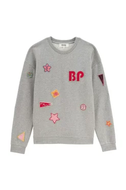 Sweat-Shirt Harlow Patch Gris