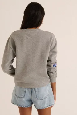 Sweat-Shirt Harlow Patch Gris