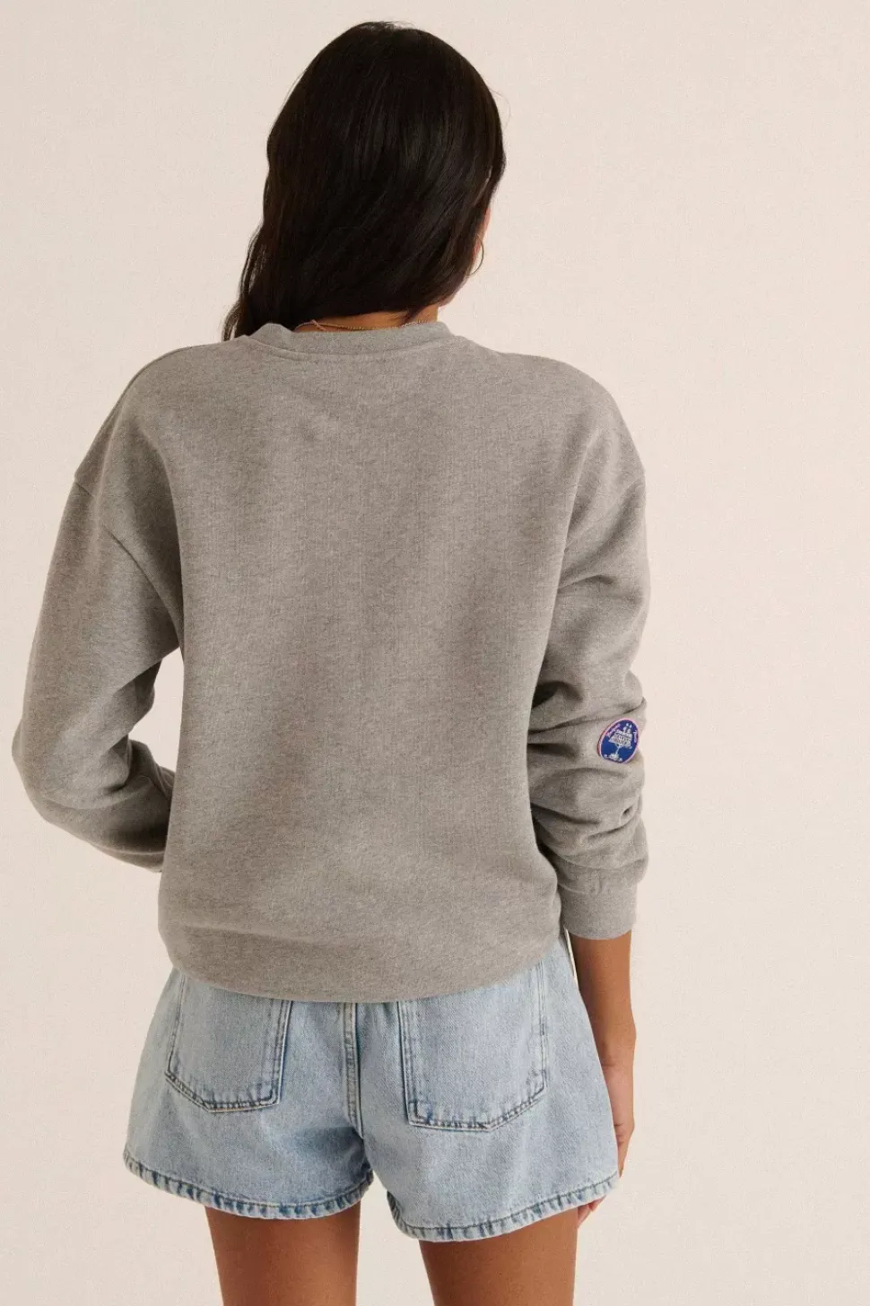 Sweat-Shirt Harlow Patch Gris