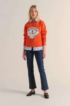 Sweat-Shirt Harlow Surfrider Orange